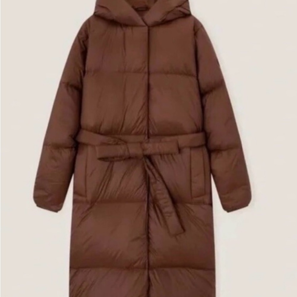 Abercrombie & Fitch Brown Puffer Coat